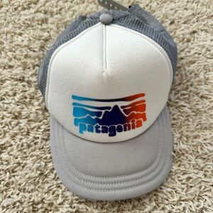 Patagonia Trucker Hat - White and Gray